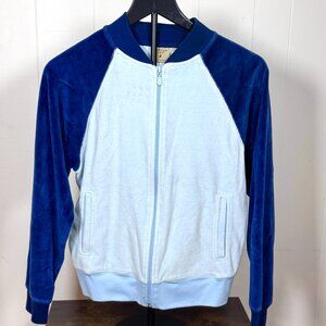 ✨ Vintage Velour Lounge Set – Women’s Size Small – Blue – Excellent Condition